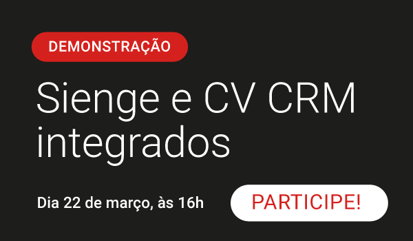 Demonstração Sienge e CV CRM