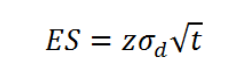 fórmula para calcular o estoque de segurança