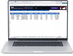 mockup da planilha de medição de obras 2.0