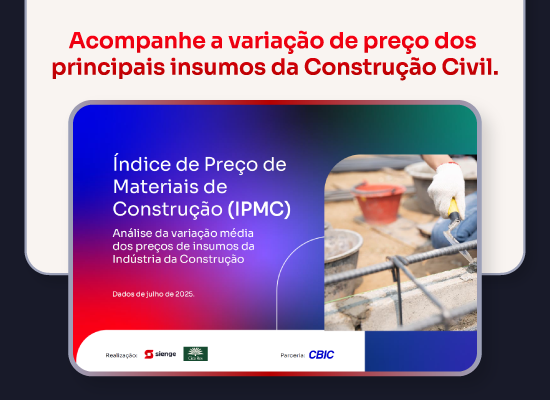 IPMC: Índice de Preço de Materiais de Construção