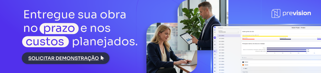 Demonstração prevision - Planejamento de obras